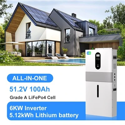 Systém skladování energie 6 kw mimo síť 51.2V 100AH ​​All-In-One Lithium Battery